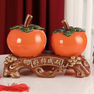 好事成双摆件客厅隔断玄关酒柜鞋柜搬新家居装饰入宅乔迁新居礼物