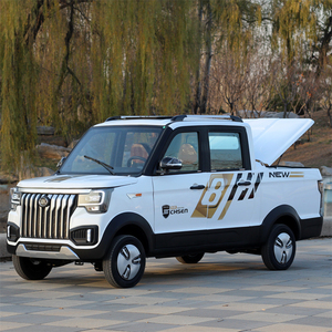 油电两用新能源电动四轮电瓶代步车家用纯电皮卡汽车双排 4座新款