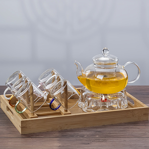 耐高温玻璃茶壶泡茶壶家用可加热大容量花茶壶带过滤功夫茶具套装