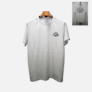 新品美国万思van男装白色纯棉骷髅头印花圆领滑板短袖t恤paradise