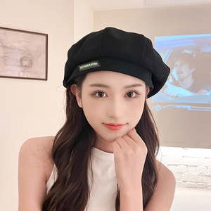贝雷帽女夏季日系英伦韩版百搭网红韩系薄款显脸小秋款画家帽子