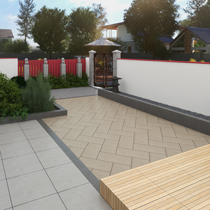 室外庭院砖别墅地砖小院花园地面防滑石农村院子铺砖户外地板瓷砖