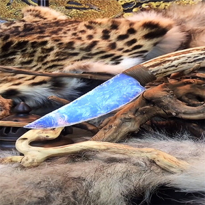 pekeoo89淘宝打孔吊坠挂件手工敲制天然黑曜石刀箭头男创意饰品龙晶