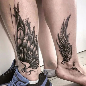 900人付款淘宝天使翅膀纹身贴情侣贴纸后背前胸花臂腿部仿真防水女