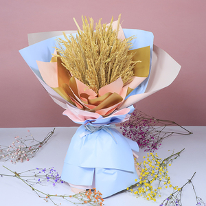 手捧花真花干花束稻杆风干礼品送朋友送闺蜜小清新情人节花束礼物