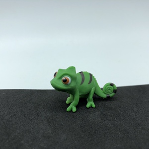 正版散货 长发公主 宠物 变色龙 蜥蜴 帕斯卡 桌面车载 蛋糕摆件