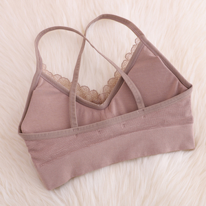 加厚胸垫抹胸内衣女小胸聚拢细带交叉美背吊带网红爆款背心式胸衣