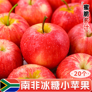 南非冰糖小苹果20个进口gala果加力果姬娜果脆甜孕妇新鲜水果包邮