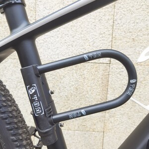 捷安特美利达单车通用自行车u型锁防盗锁u形防撬锁山地车锁