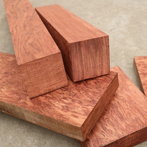 巴西花梨木台面板热销置物架实木家具板定制原木木方红木巴花木条