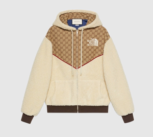 猫本淘澳洲代购 gucci北面联名 羊羔绒夹克外套 the north face
