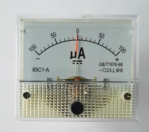 85c1-a型指针式直流电流表电压表表头毫安表微安表双向正负 -50ua