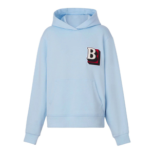 【deluxe】burberry博柏利 22ss 女印花b字母连帽休闲卫衣8050944