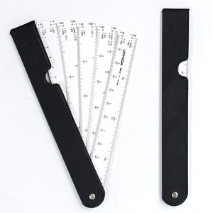 内田uchida扇形比例尺大小比例测量绘图制图尺