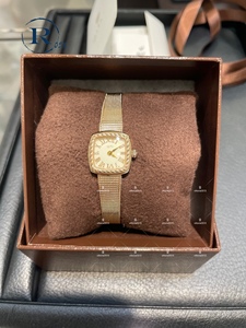 日本直邮 代购 agete 香槟金 方形表盘 手表 女表 可视频采购