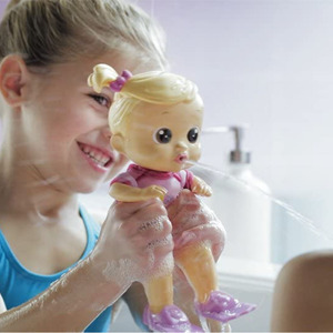 儿童美人鱼潜水娃娃浴室洗澡喷水吐泡泡玩具宝宝沙滩戏水玩水