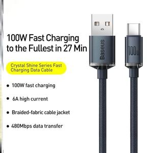 100W USB to Type-C Cable For huawei Samsung xiaomi手机数据线