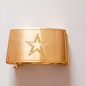 正版将军版实心黄铜五星扣头层牛皮腰带纯铜自动头皮带男裤带外串