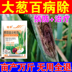 大葱干尖灵大葱病全治大葱专用药灰霉病疫病锈病叶枯病大葱叶面肥