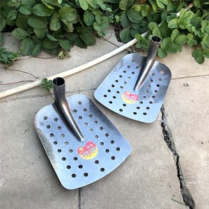 清理下水道地沟淤泥铲子弯头钢锹掏粪勺瓢直角铁锹污水井清掏工具