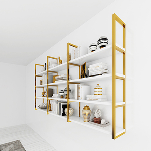 小妖墙上置物架挂墙美甲货架化妆品产品展示架精品装饰展柜陈列架