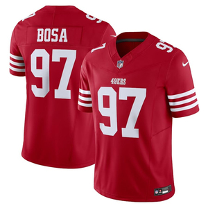 2023 NFL旧金山49人队  49ers 刺绣球服 97# Nick Bosa 橄榄球衣