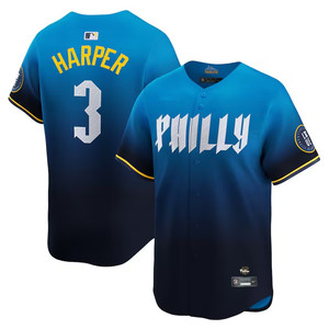 费城费城人队 Philadelphia Phillies 男士 3# Harper 棒球服球衣