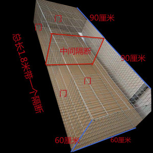 养鸡养鸭养兔子养鸽子养小狗养大鸟 加密防锈铁丝笼 养殖笼 包邮