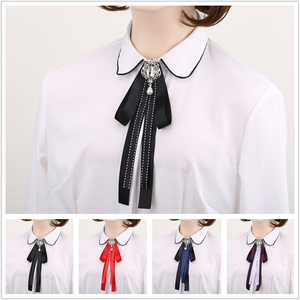 毕业领结女毕业照学生校服学士服系带飘带甜美文艺简约蝴蝶结领花