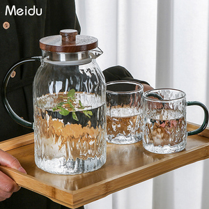 冷水壶套装家用高硼硅玻璃耐热日式凉水壶果茶壶大容量凉白开水杯