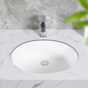 美标卫浴洁具卫生间大理石台面台下盆洗脸盆陶瓷家用嵌入式0470