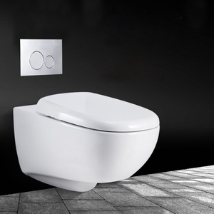 美标挂壁式悬挂入墙式挂墙壁挂式悬空马桶墙排式小户型坐便器2266