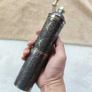 手动磨豆机土耳其进口紫铜家用复古手摇小型粉碎机汤圆馅料咖啡豆
