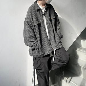 高街风牛仔外套男