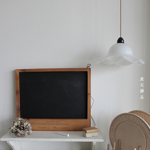 外贸 作旧法语实木框长方可悬挂小黑板 咖啡馆烘焙坊留言书写板