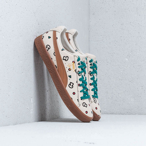 puma x tyakasha clyde graphic 塔卡沙联名 女子板鞋 368100-01