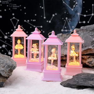创意雪花水晶风灯梦幻童话公主天使洛丽塔女孩灯摆件圣诞生日礼物