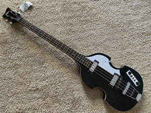 德国 hofner hi-series 四弦提琴电贝斯bass 黑色韩国工厂代工