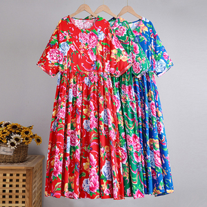 【东北大花布裙子】东北大花布裙子品牌,价格 - 阿里巴巴