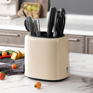 厨房置物架刀架筷子笼一体多功能菜刀具杂物餐具收纳盒勺子筒沥水