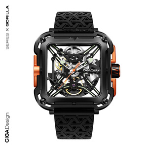 CIGA design玺佳机械表X系列大猩猩男款手表时尚镂空腕表送男朋友