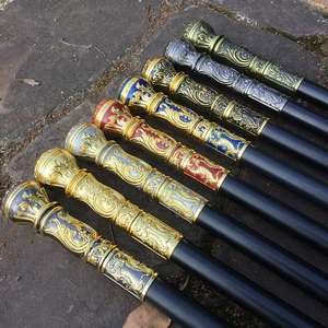 多功能刀剑手杖剑不锈钢拐杖剑户外防滑登山杖防身棍棒拐棍未开刃