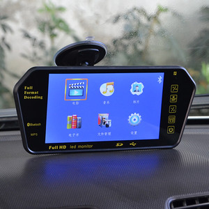 7寸汽车后视镜显示器车载显示屏小车货车监控24v货车夜视倒车影像