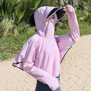 2020新款女士防晒衣服开车学车练车神器夏季薄款透气百搭遮阳披肩