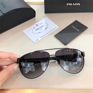 正品prada墨镜 新款普拉达太阳镜男 大脸偏光超轻可配近视蛤蟆镜
