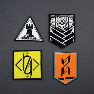 明日方舟 罗德岛 刺绣魔术贴章 臂章 户外衣服补丁背包贴章 帽贴