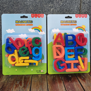 包邮儿童早教益智文具磁性字母数字磁力贴英文字母全套塑料冰箱贴