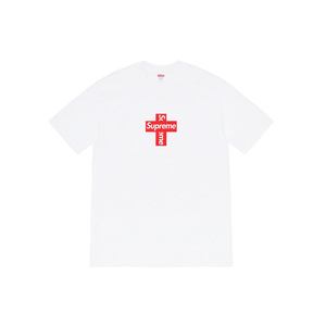 Supreme 20FW Cross Box Logo Tee 十字架logo男女圆领短袖T恤潮