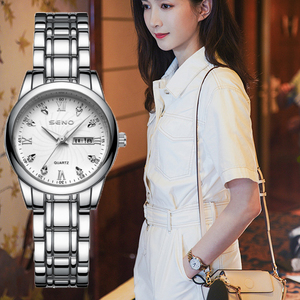 江疏影同款明星手表女简约轻奢高级感防水满钻气质小表盘女士腕表