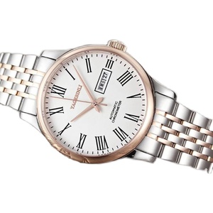 雅格宾利82951款钢壳钢带兰宝玻璃商务圆形机械表进口机芯手表